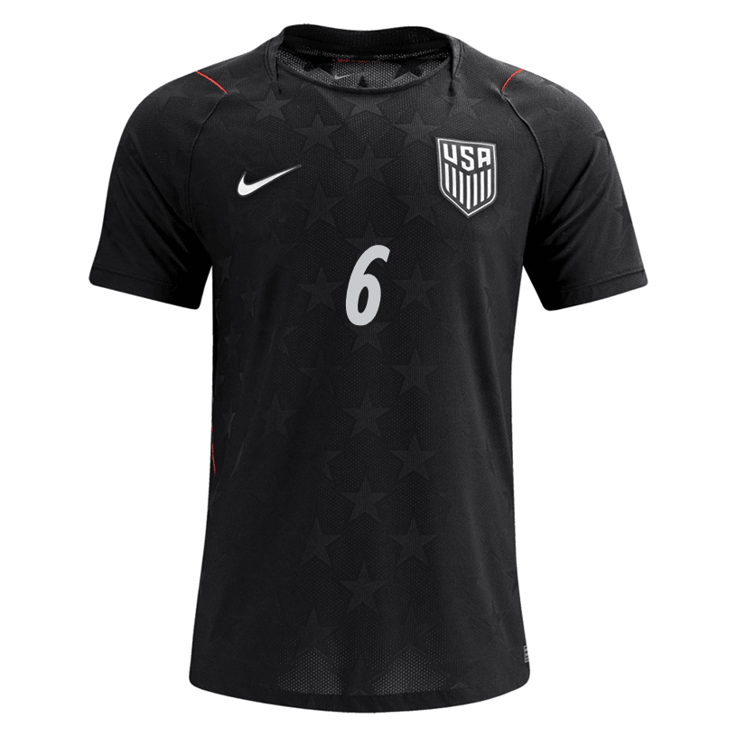 Nike Men's Musah United States Match Authentic Away Jersey 2026 (Dark Obsidian/Pure Platinum)