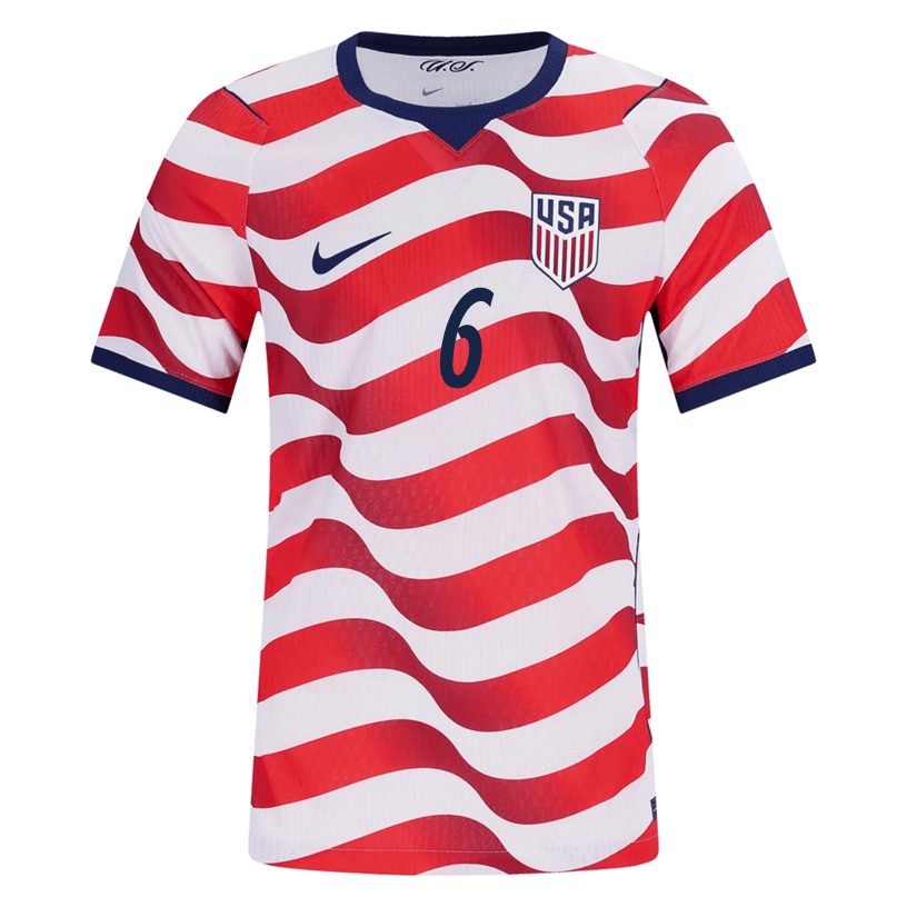 Nike Mens Musah United States Match Authentic Home Jersey 2026 (Sail/Midnight Navy)