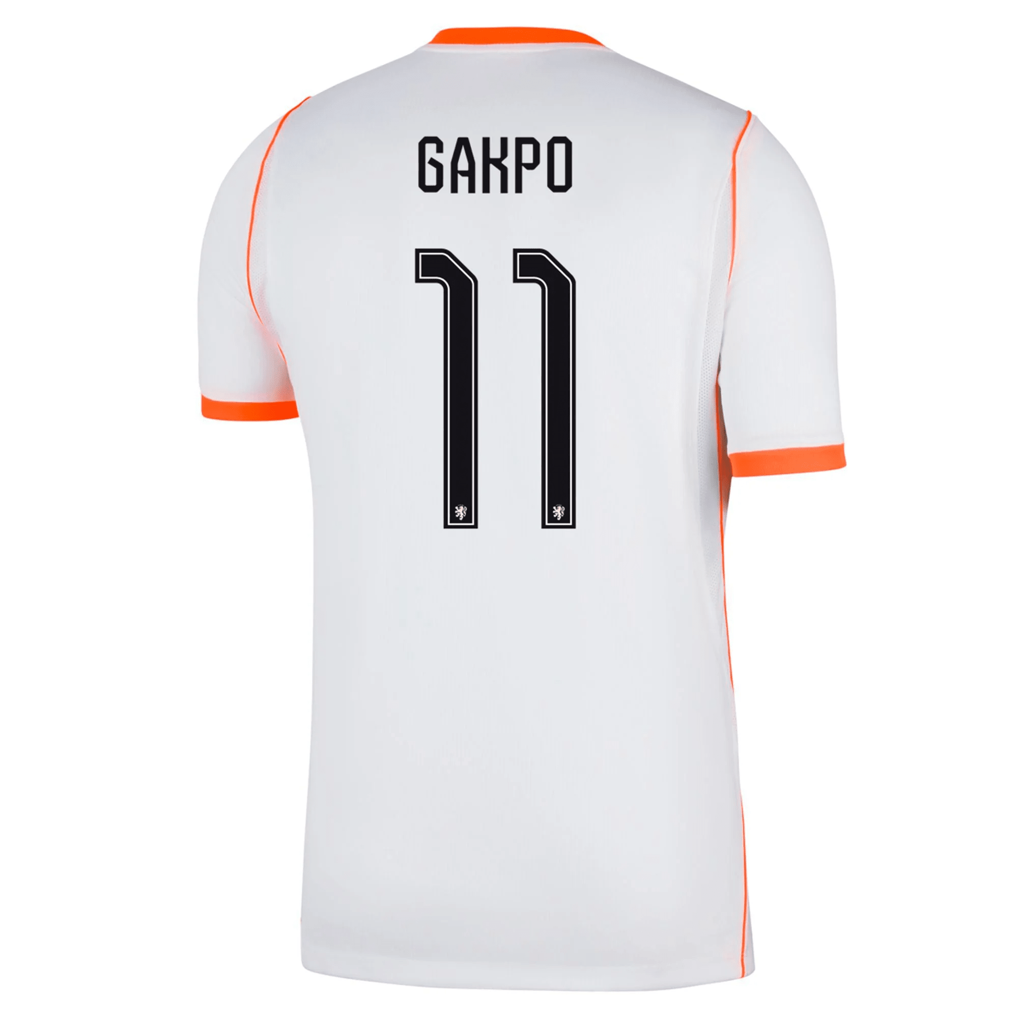 Nike Mens Netherlands Cody Gakpo Away Jersey 2026 (White/Hyper Crimson)