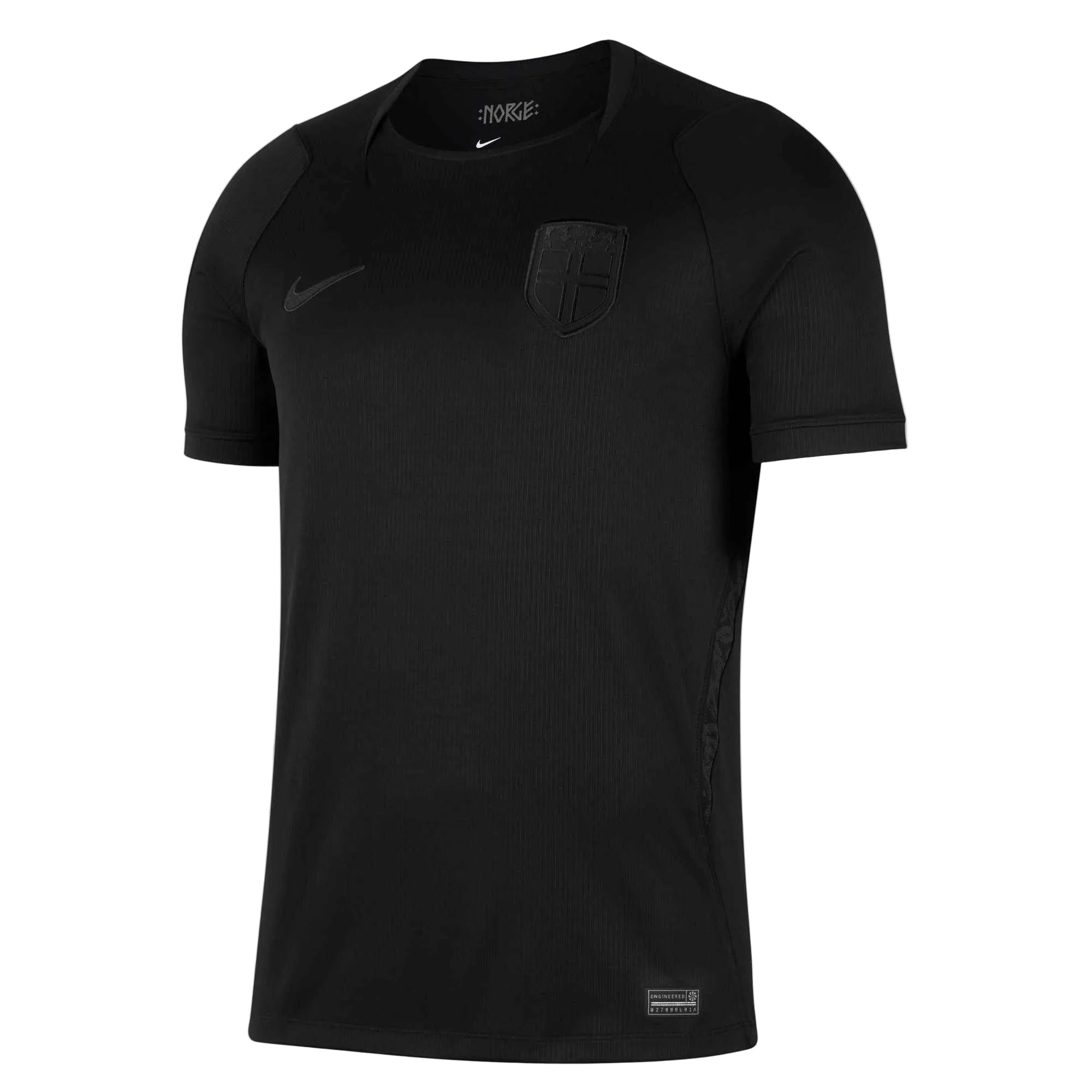 Nike Men's Norway 2026 Away Stadium Jersey (Black/Black)