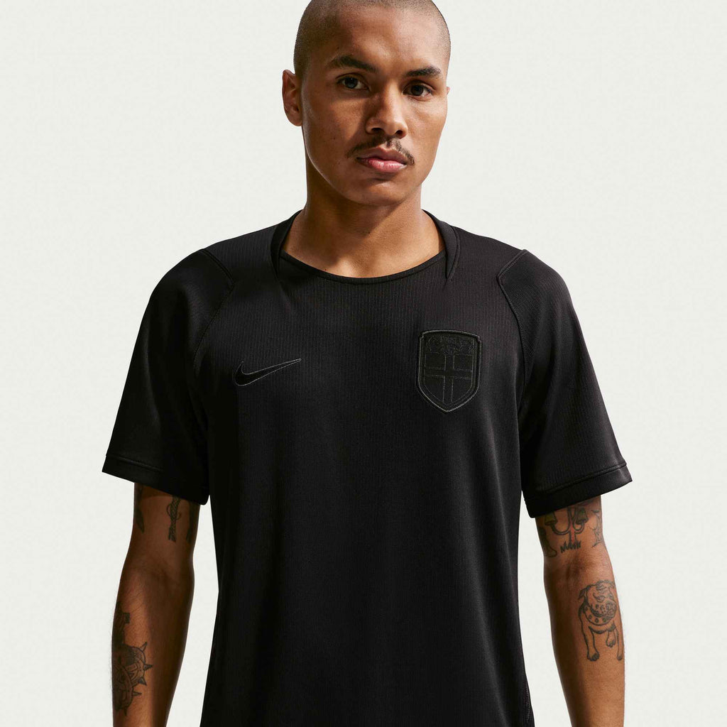 Nike Men's Norway 2026 Away Stadium Jersey (Black/Black)