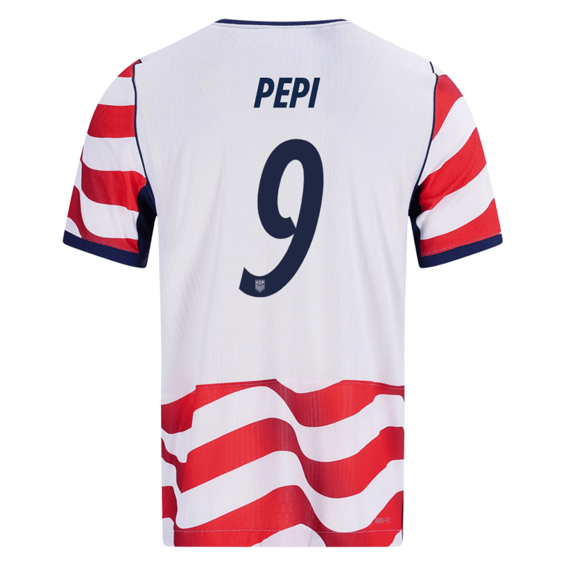 Nike Mens Pepi United States Match Authentic Home Jersey 2026 (Sail/Midnight Navy)