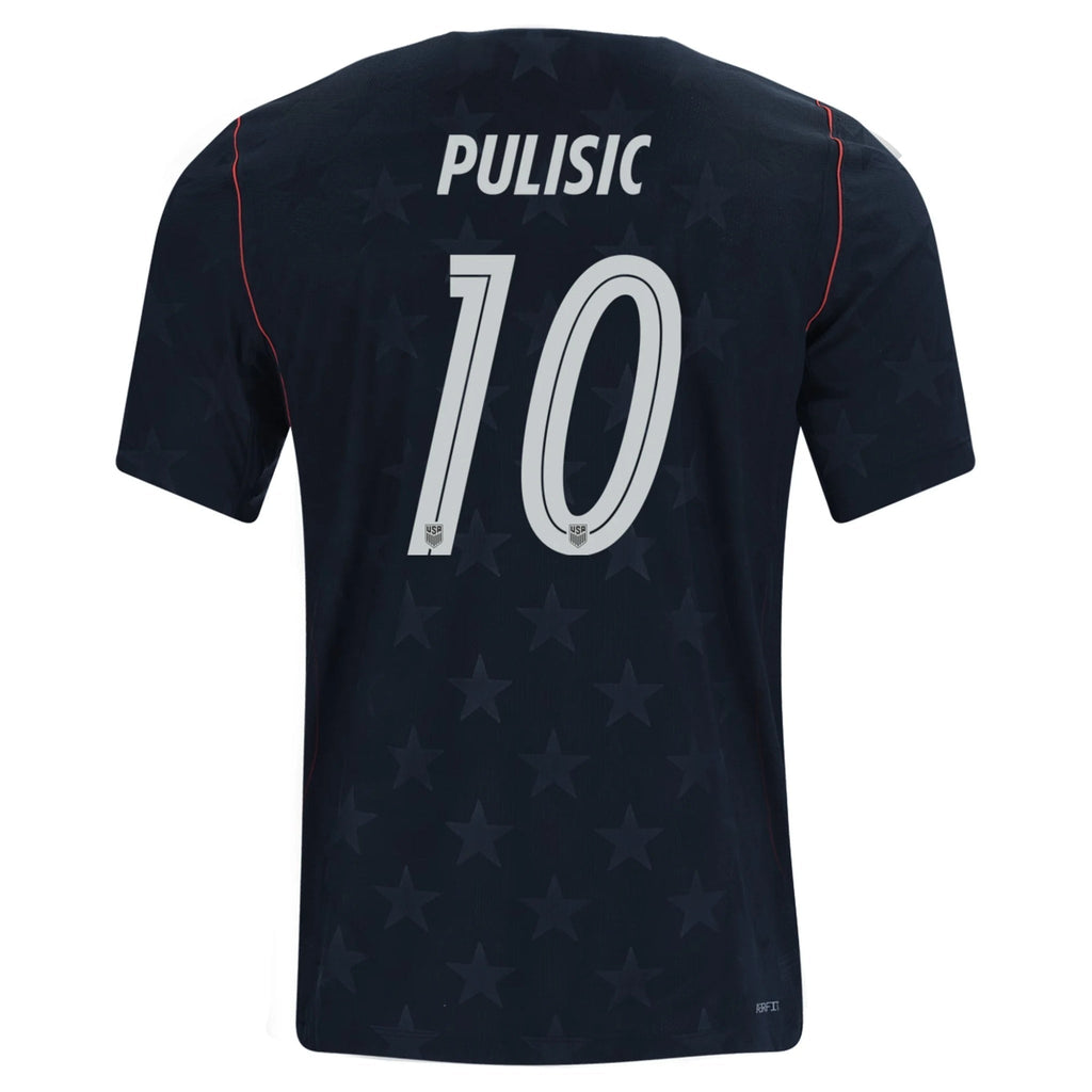 Nike Mens Pulisic United States Away Stadium Jersey 2026 (Dark Obsidian/Pure Platinum)