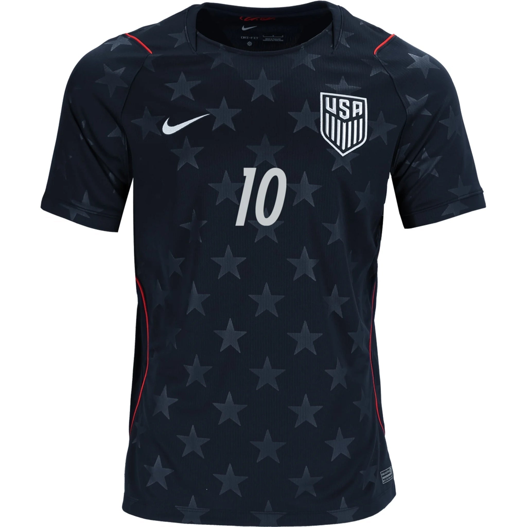 Nike Mens Pulisic United States Away Stadium Jersey 2026 (Dark Obsidian/Pure Platinum)