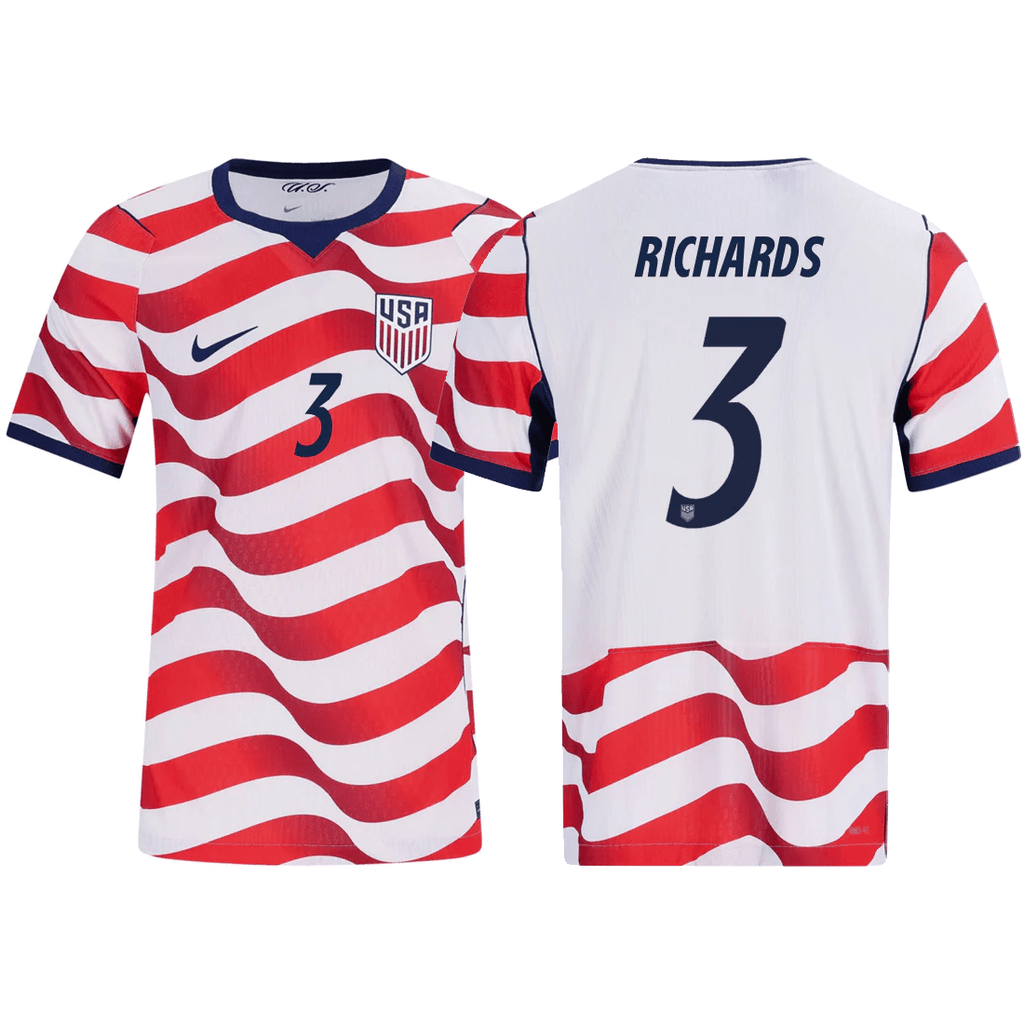 Nike Mens Richards United States Match Authentic Home Jersey 2026 (Sail/Midnight Navy)