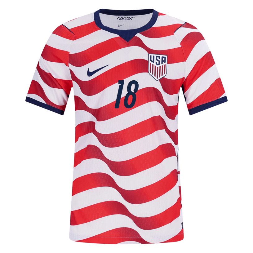 Nike Mens Schulte United States Match Authentic Home Jersey 2026 (Sail/Midnight Navy)