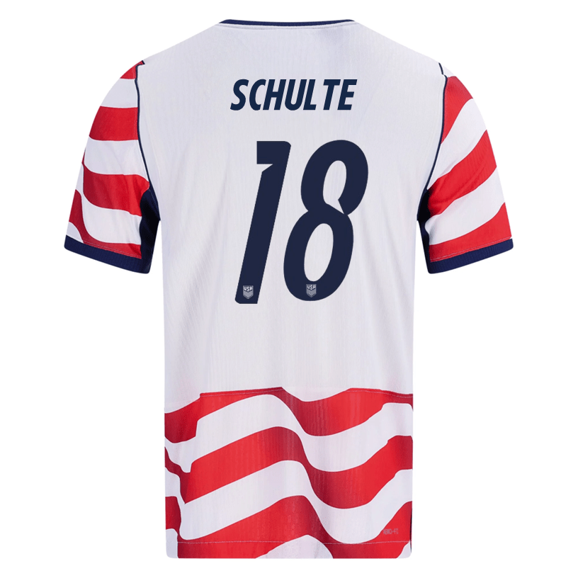 Nike Mens Schulte United States Match Authentic Home Jersey 2026 (Sail/Midnight Navy)