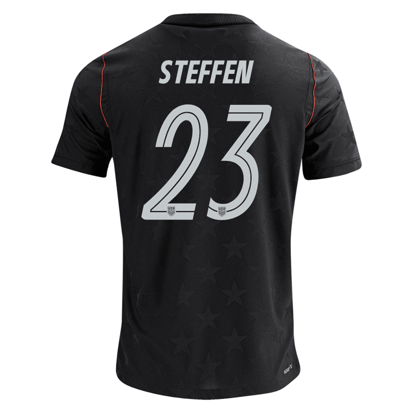Nike Men's Steffen United States Match Authentic Away Jersey 2026 (Dark Obsidian/Pure Platinum)