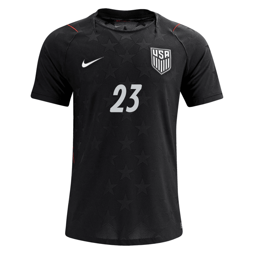 Nike Men's Steffen United States Match Authentic Away Jersey 2026 (Dark Obsidian/Pure Platinum)
