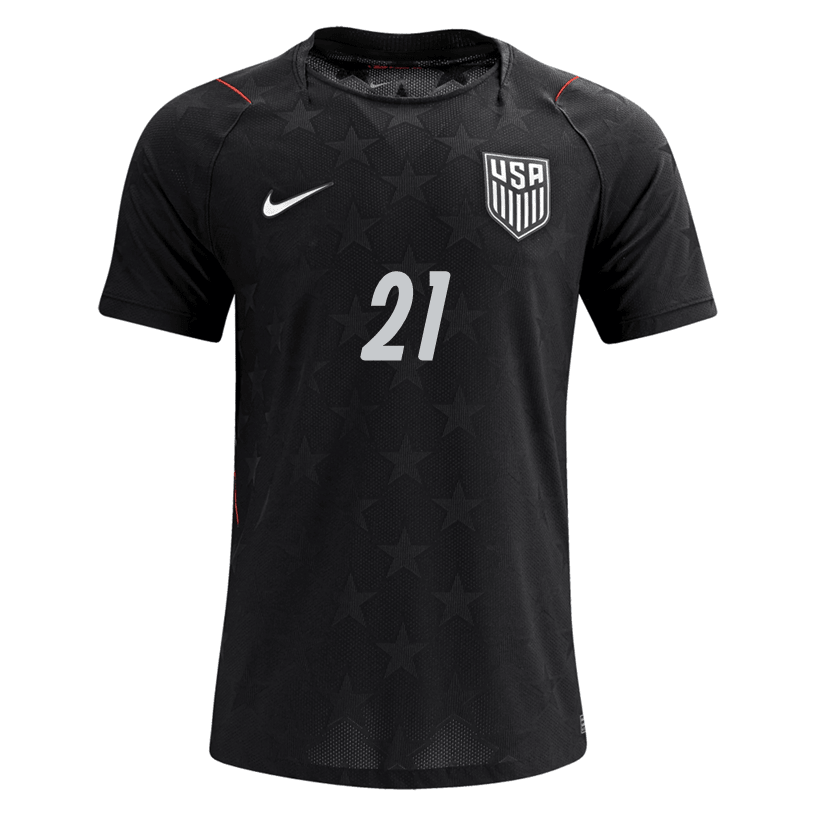 Nike Men's Tessmann United States Match Authentic Away Jersey 2026 (Dark Obsidian/Pure Platinum)