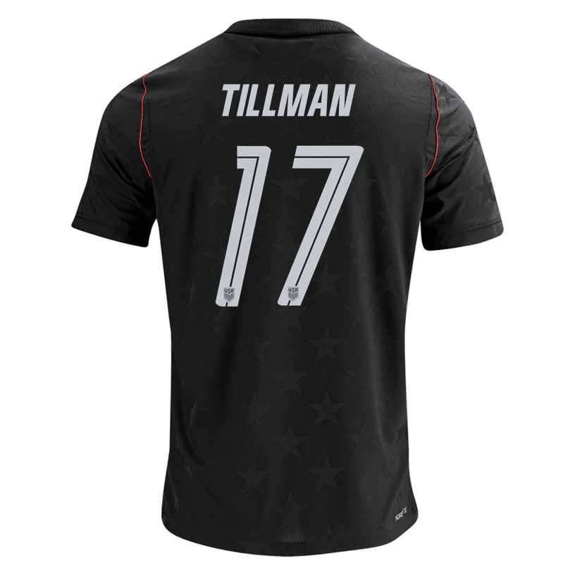Nike Men's Tillman United States Match Authentic Away Jersey 2026 (Dark Obsidian/Pure Platinum)