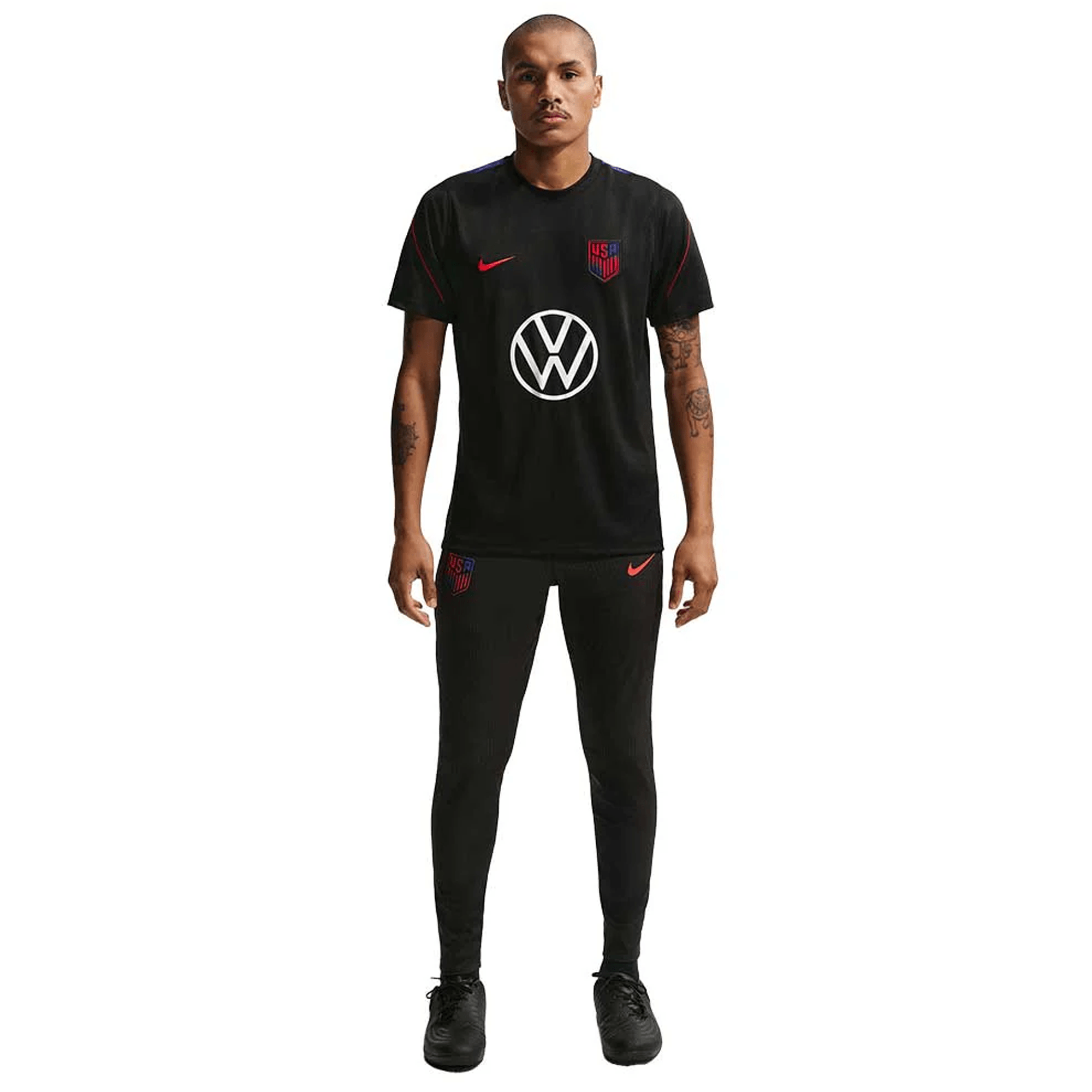 Nike Mens United States Strike Jersey 2026 (Black/Red)