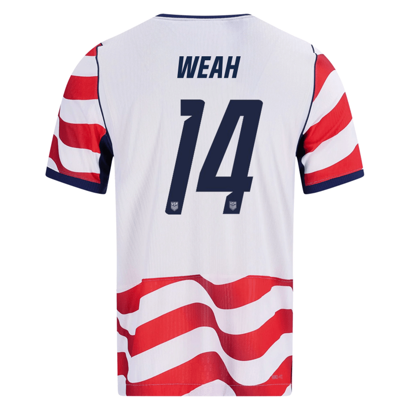 Nike Mens Weah United States Match Authentic Home Jersey 2026 (Sail/Midnight Navy)