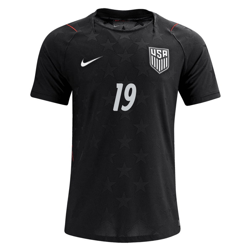 Nike Men's Wright United States Match Authentic Away Jersey 2026 (Dark Obsidian/Pure Platinum)