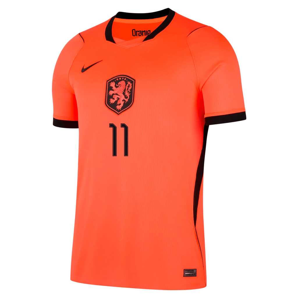 Nike Netherlands Cody Gakpo Home Jersey 2026 (Hyper Crimson/Black)