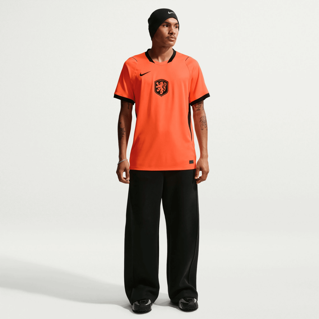 Nike Netherlands Virgil Van Dijk Home Jersey 2026 (Hyper Crimson/Black)