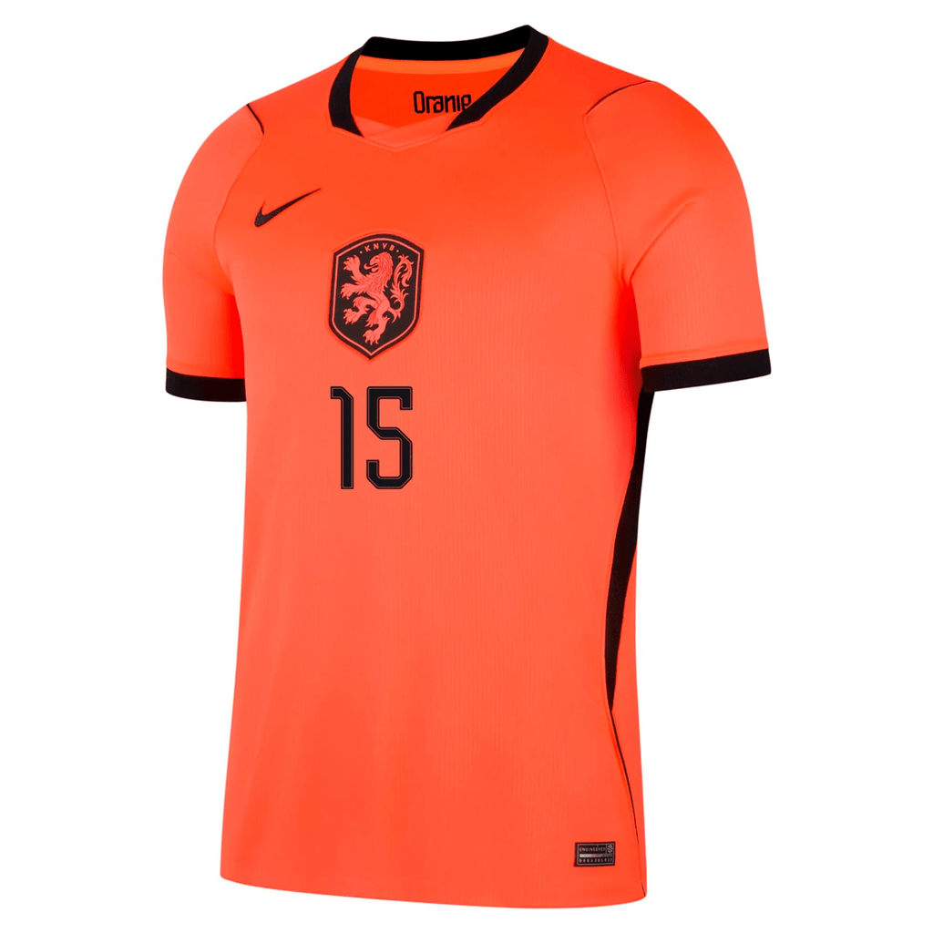 Nike Netherlands Micky van de Ven Home Jersey 2026 (Hyper Crimson/Black)