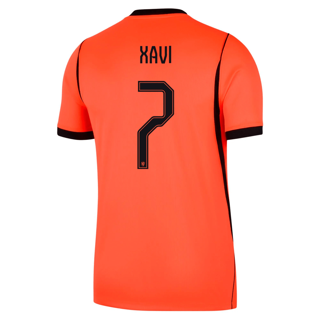 Nike Netherlands Xavi Simons Home Jersey 2026 (Hyper Crimson/Black)