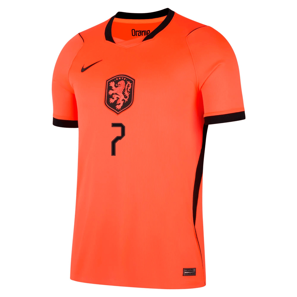 Nike Netherlands Xavi Simons Home Jersey 2026 (Hyper Crimson/Black)