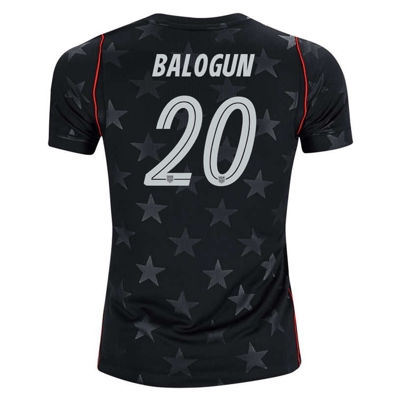 Nike Youth Balogun United States Away Stadium Jersey 2026 (Dark Obsidian/Pure Platinum)