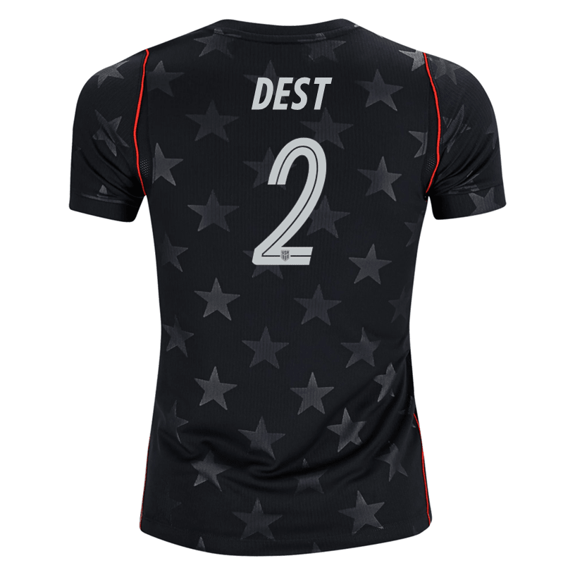 Nike Youth Dest United States Away Stadium Jersey 2026 (Dark Obsidian/Pure Platinum)
