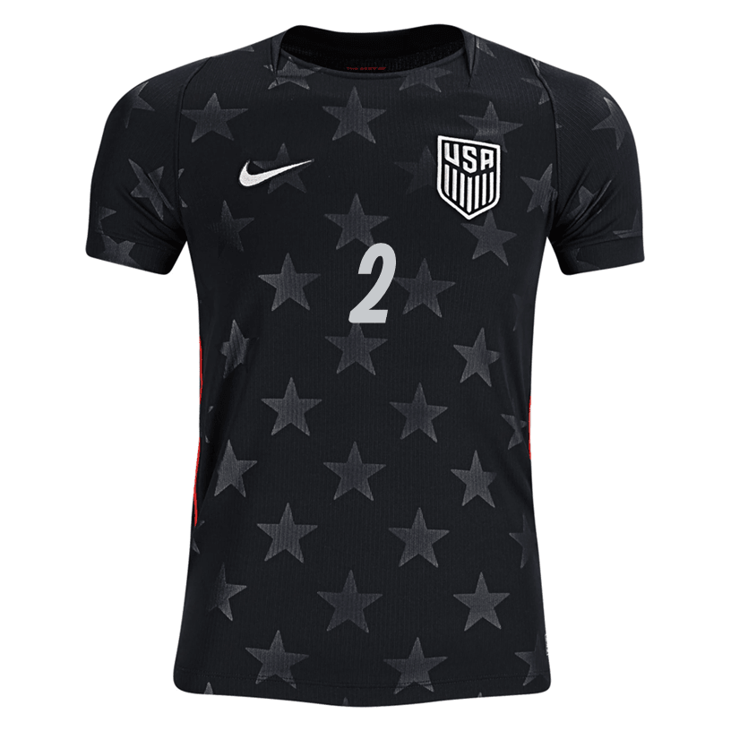 Nike Youth Dest United States Away Stadium Jersey 2026 (Dark Obsidian/Pure Platinum)