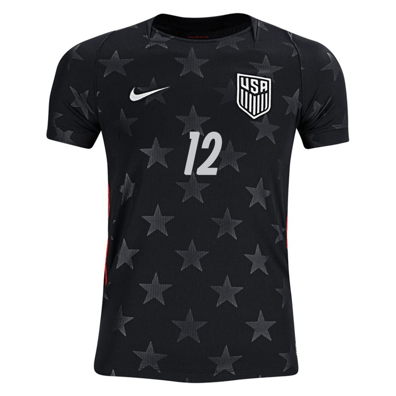 Nike Youth Freese United States Away Stadium Jersey 2026 (Dark Obsidian/Pure Platinum)