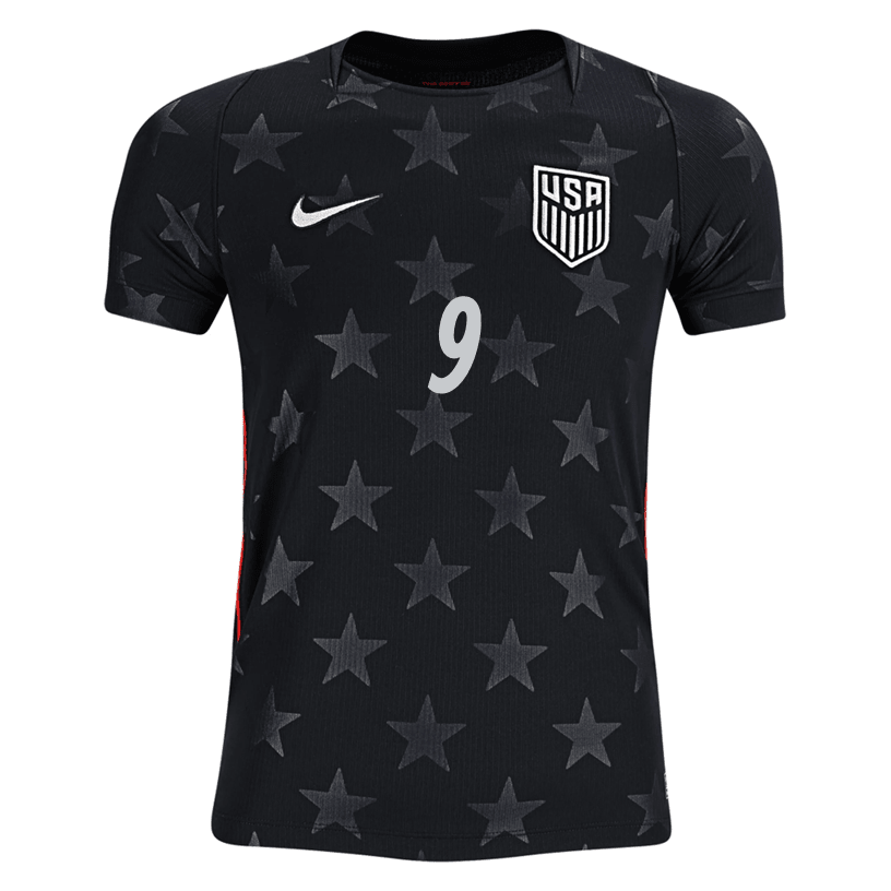 Nike Youth Pepi United States Away Stadium Jersey 2026 (Dark Obsidian/Pure Platinum)