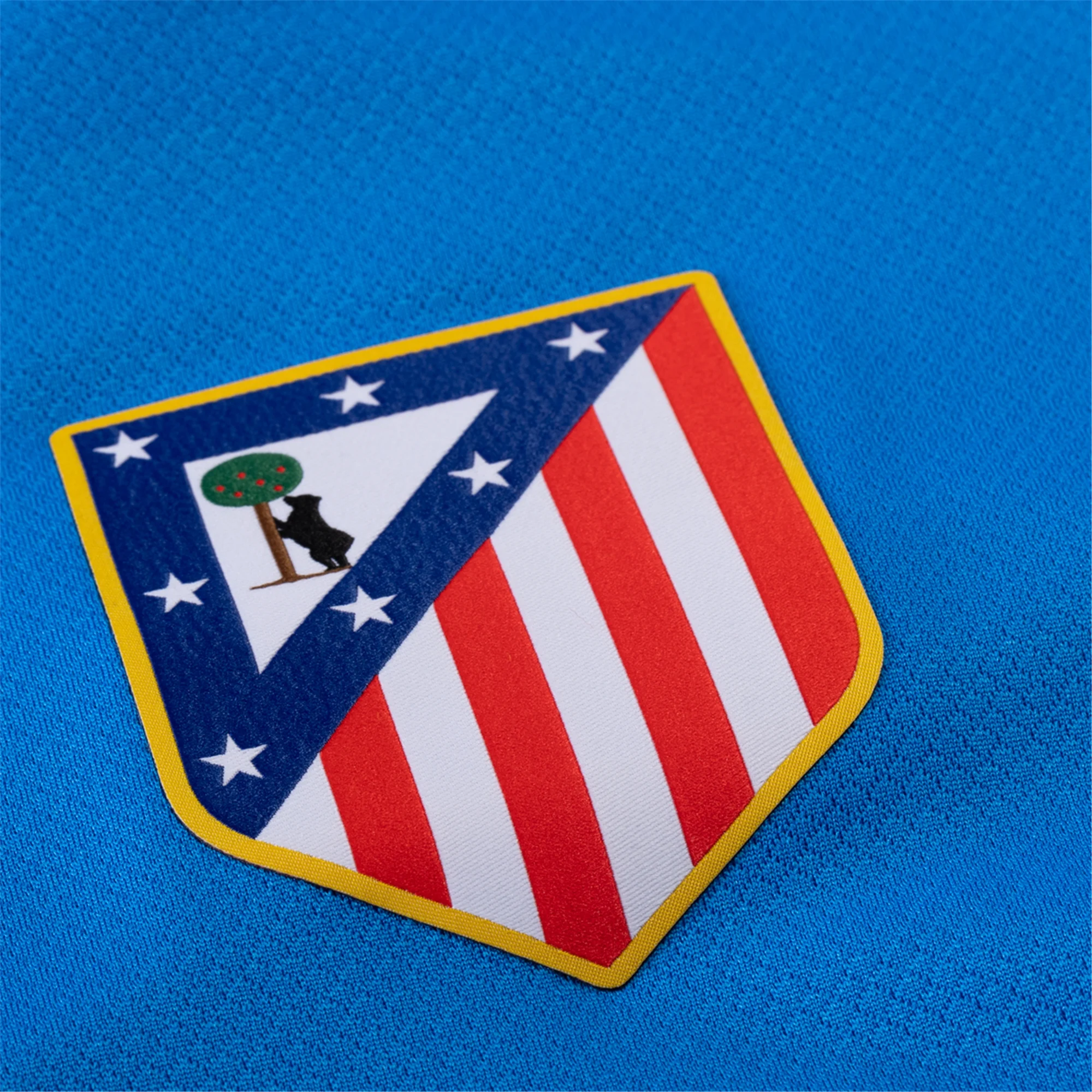 Nike Men's Atletico Madrid Nahuel Molina T90 Third Jersey La Liga Patch 25/26 (Photo Blue/Sport Red)