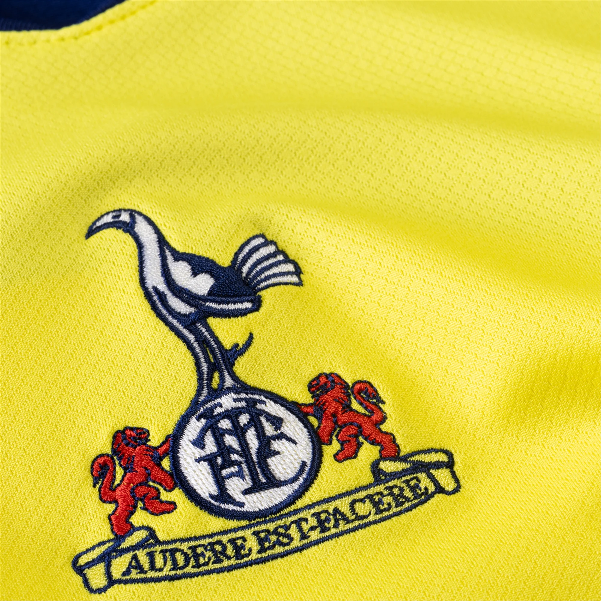 Nike Men's Tottenham T90 Third Jersey 25/26 (Dynamic Yellow/Blue Void)