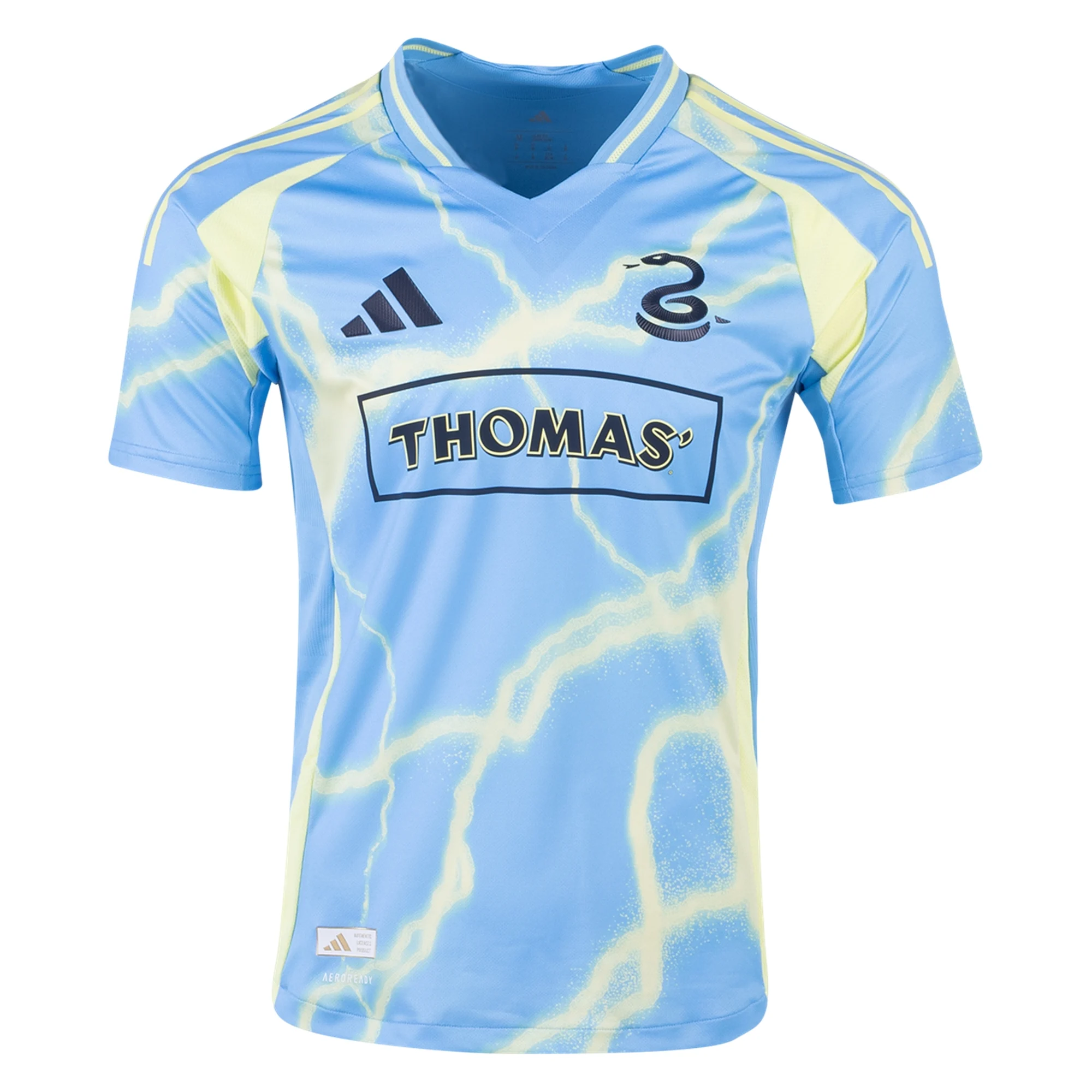 adidas Philadelphia Union Frankie Westfield Authentic Away Jersey 25/26 (Blue/Yellow)