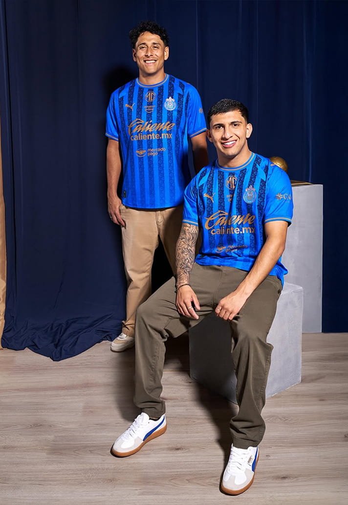 PUMA Men's Chivas Authentic Third Jersey 25/26 (Ultra Blue)