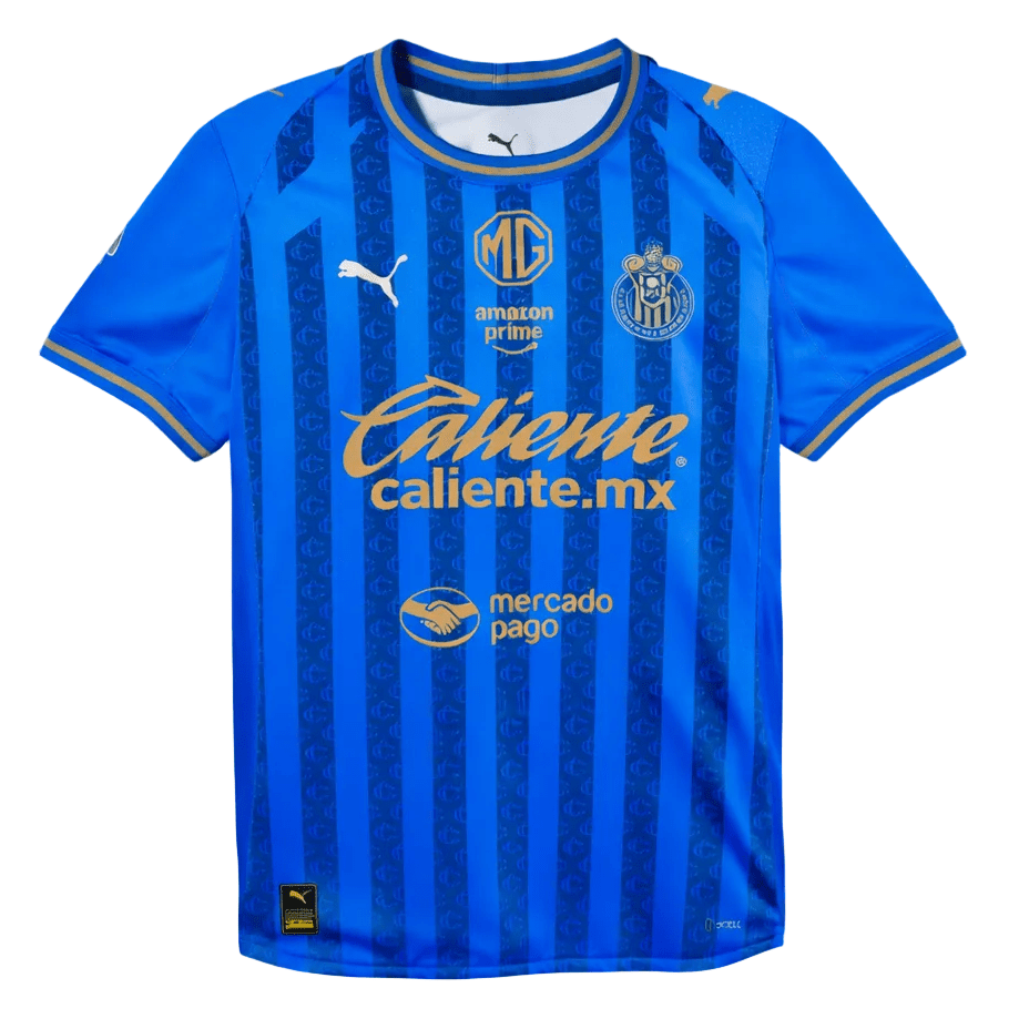 PUMA Men’s Chivas De Guadalajara 25/26 Stadium Third Jersey (Royal Blue/Gold)