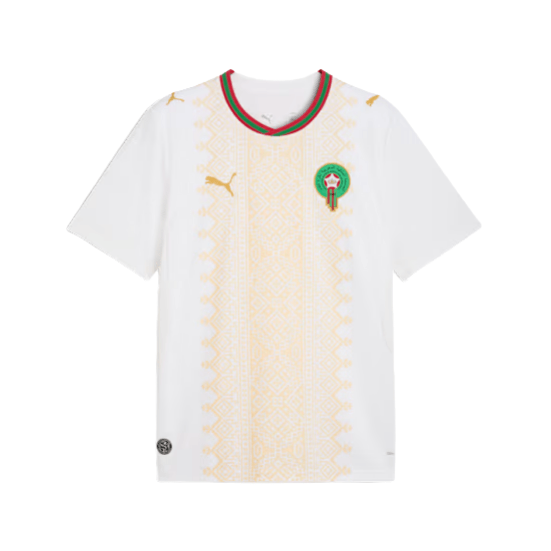 Puma Mens Morocco Away Jersey 2026 (White/Gold)