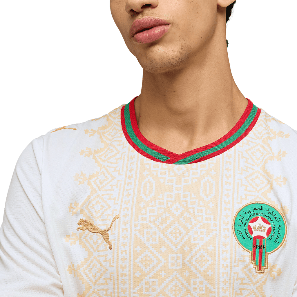 Puma Mens Morocco Away Jersey 2026 (White/Gold)