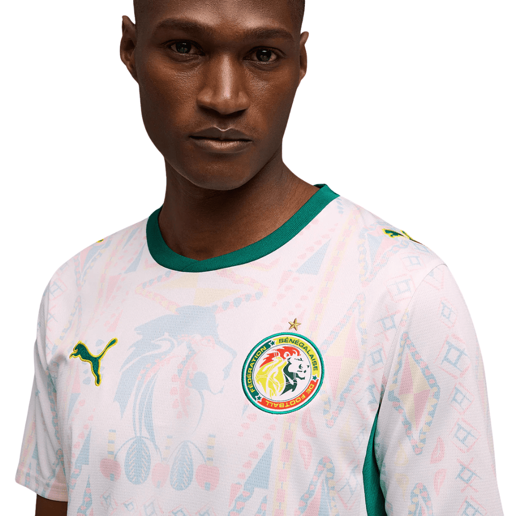 Puma Mens Senegal 2026 Home Jersey (White/Green)