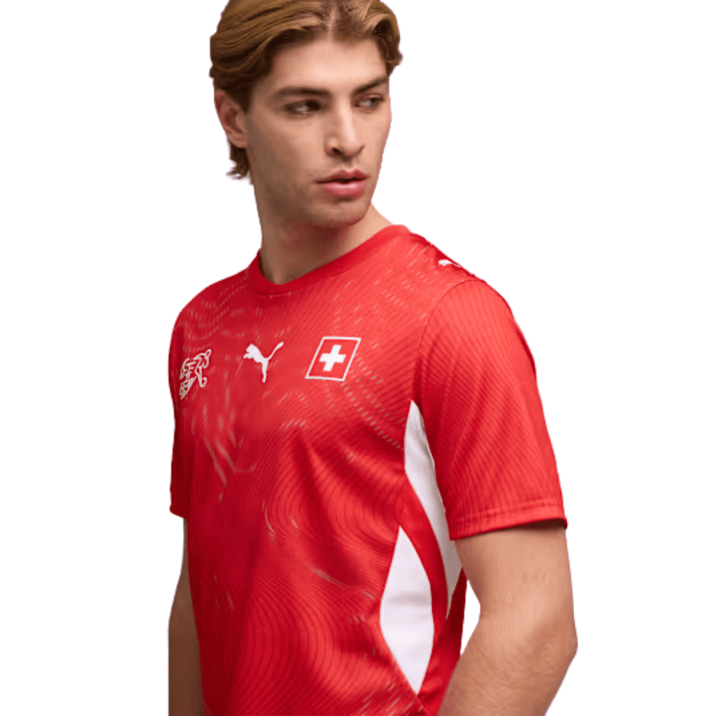 Puma Mens Switzerland Home Stadium Jersey 2026 (Red/White)