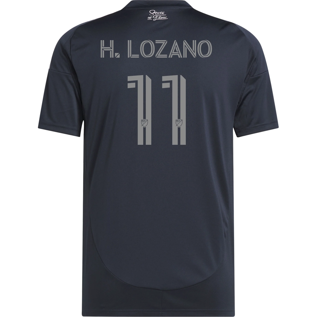 adidas Hirving Lozano San Diego FC Home Jersey w/ MLS + Apple TV Patches 25/26 (Night Navy)