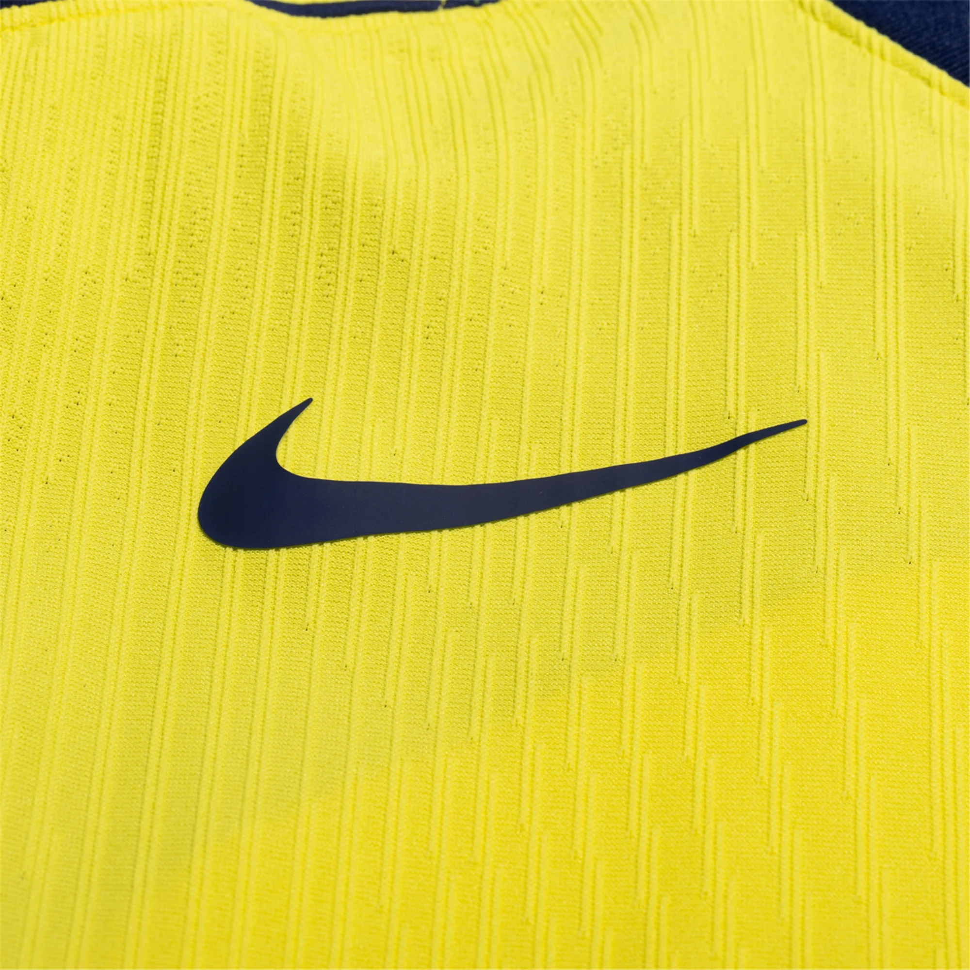 Nike Men's Tottenham Authentic T90 Third Jersey w/ EPL + No Room For Racism 25/26 (Dynamic Yellow/Blue Void)