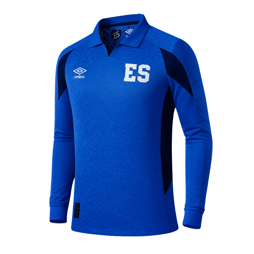 Umbro Men’s El Salvador Long Sleeve Home Jersey 2026(Blue)